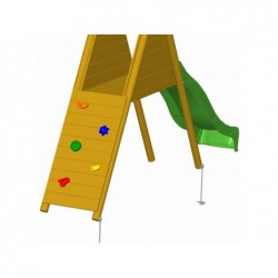 Rampe Klettern 119x61 Cm. Für Kinderspielplatz Masgames Ma700013 | Poolsweb