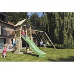 Kinderspielplatz Mit Doppel Schaukel Belvedere Masgames Ma811401