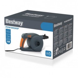 Elektrischer Inflator Ac Powergrip Mit Adaptern 220-240v Bestway 62145 | Poolsweb
