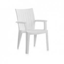 Gartenmöbel Pacific Weisser Modellstuhl SP Berner 55046