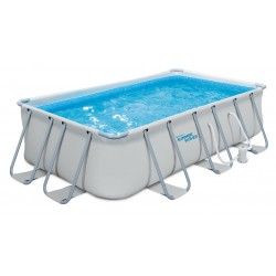 Abnehmbarer Pool Polygroup P4130739EOEU Elite Frame Summer Waves mit 400x200x100 cm.