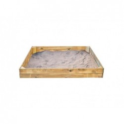 Recheckige Kindersandkasten 120x150 cm. Basic von Masgames MA600052