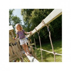 Brücke Für Kinderspielplatz Blaues Kaninchen Von 200x50 Cm. Masgames Ma803401