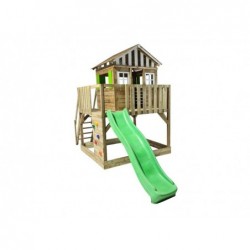 Holz Kinderspielplatz Lollipop L mit Doppelschaukel Masgames MA700427X
