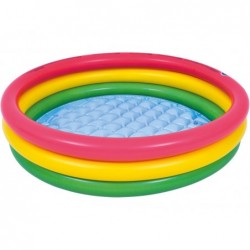 Aufblasbarer Kinderpool 100x22 cm. 3 Ringe Jilong 17218