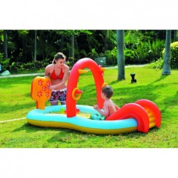 Aufblasbarer Spielenzentrum 225x124x104 cm. Slidding Spray Pool Jilong 97224