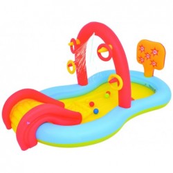 Aufblasbarer Spielenzentrum 225x124x104 cm. Slidding Spray Pool Jilong 97224 | Poolsweb