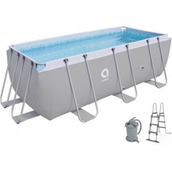 Abnehmbarer Pool 400x200x99 cm. Rechteckig mit Aufbereitungsanlage Jilong 17726-EU