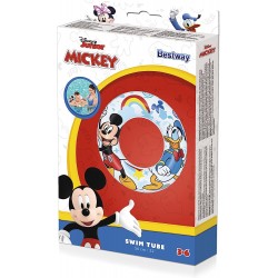 Schwimmreifen Aufblasbar Mickey Mouse Clubhouse 56 Cm Bestway 91004b | Poolsweb