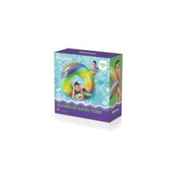 Aufblasbarer Schwimmkörper. 119 cm . Regenbogenschwimmen Bestway 36352 | Poolsweb