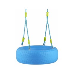 Balançoire à roue et siège bleu | Piscineshorssolweb