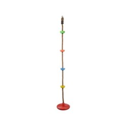 Balançoire à corde d'escalade avec supports
