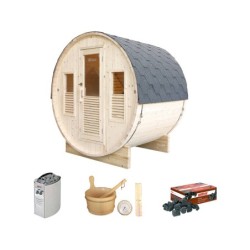 Außen-Sauna Gaïa Bella von Holl's 220x205x160 cm | Poolsweb