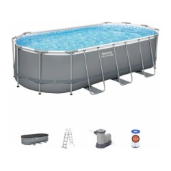 Abnehmbarer Pool 549x274x122 Cm. Power Steel Bestway 56710