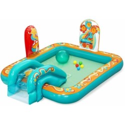 Retro Groove Spielzentrum Aufblasbar 193x152x74 cm Bestway 53164