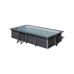 Rechteckiger Verbundholzpool 606 x 326 x 124 cm von Gre KPCOR60N | Poolsweb