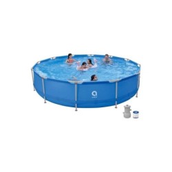 Runder Aufstellpool Frame Round Pool 420x84 cm Avenli 17800EU