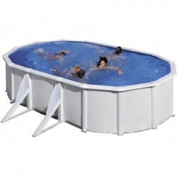 Ovaler Pool Fidji. 610 X 375 X 120 Cm Gre Kit610eco